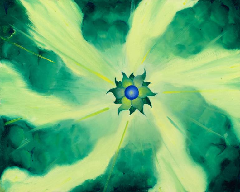 770x617 Saatchi Art Heart Chakra Painting By Cameron Wiskerson - Heart Chakra Painting