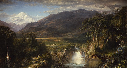 500x269 Heart Of The Andes 1859 Painting Frederic Edwin Church Oil Paintings - Heart Of The Andes Painting