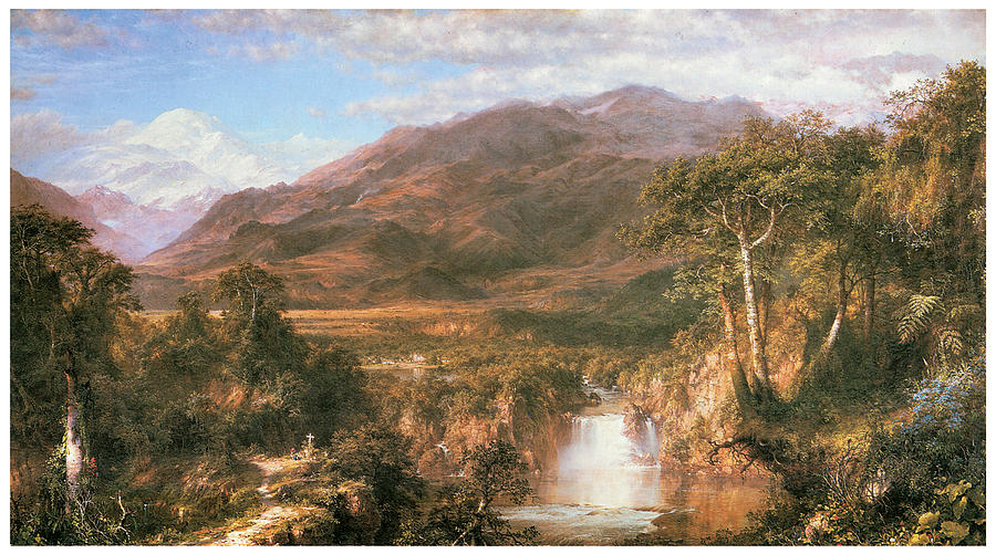 900x501 The Heart Of The Andes Painting By Frederick Edwin Church - Heart Of The Andes Painting