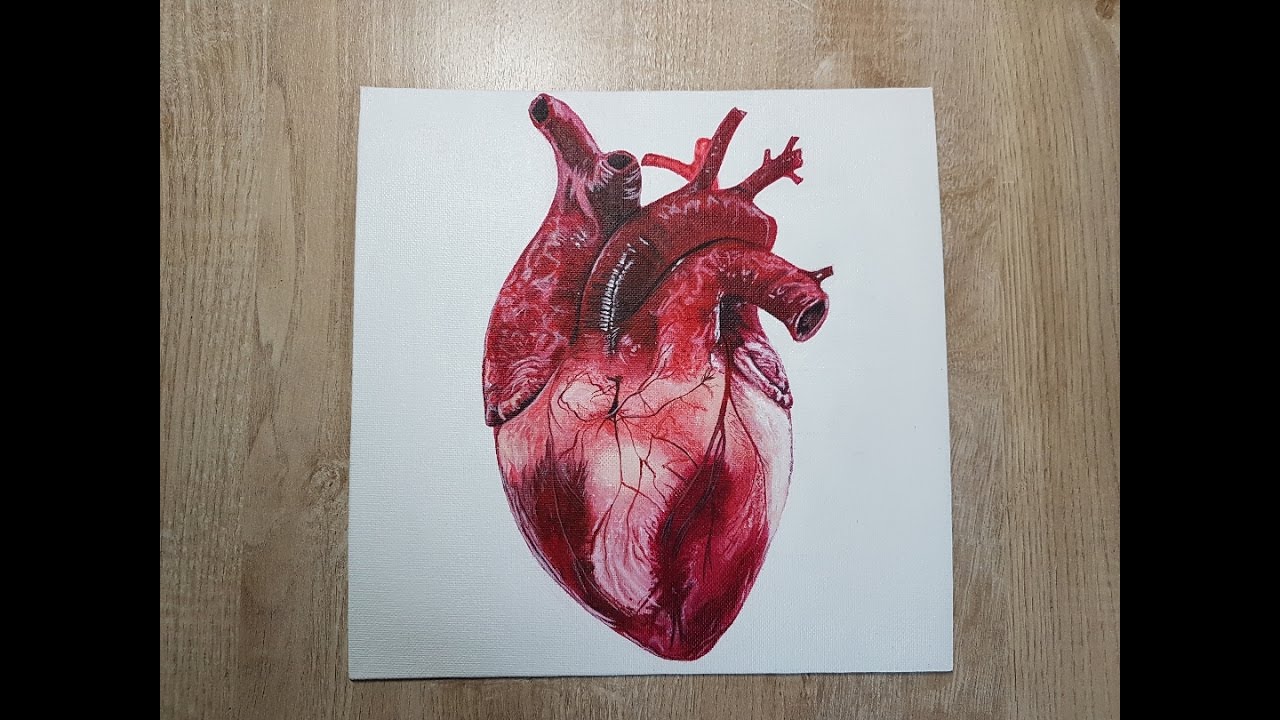 1280x720 Speed Heart - Heart Painting
