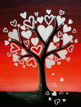 273x359 Learn To Paint Heart Tree - Heart Tree Painting