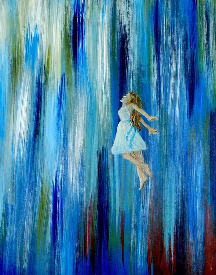 707x900 Without Wings Painting By The Art With A Heart By Charlotte Phillips - Heart With Wings Painting