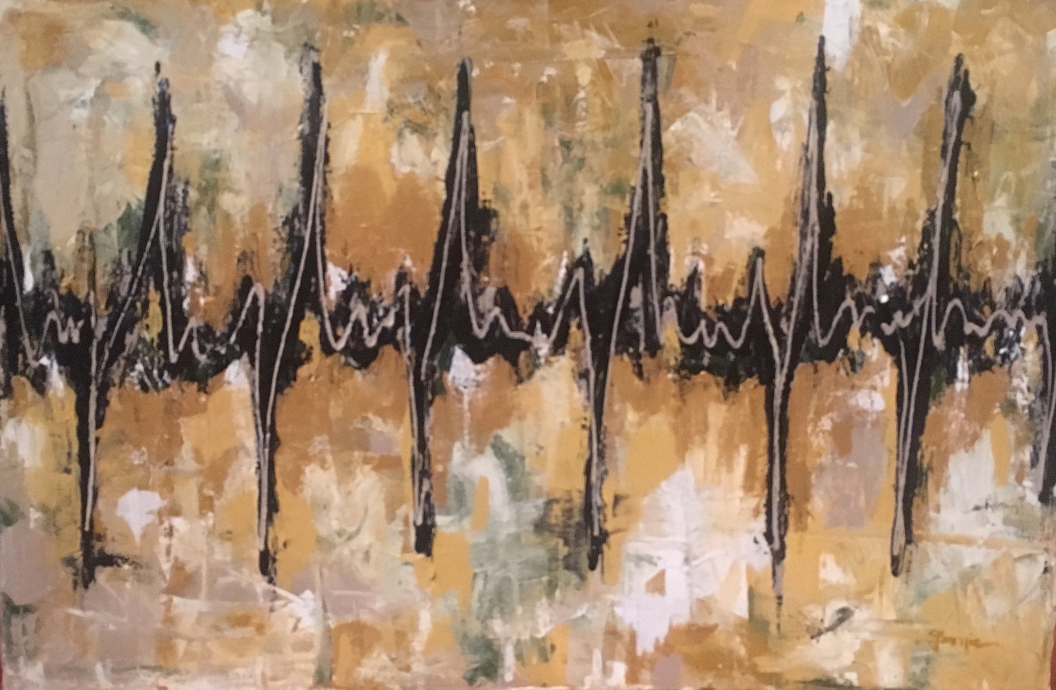 3636x2376 Belle Hearte' Sherryberniedesigns - Heartbeat Painting