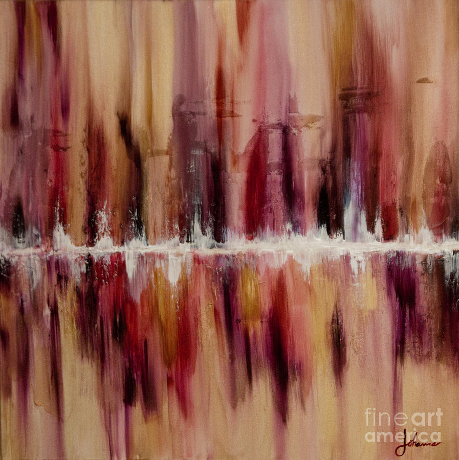 897x900 Heartbeat Painting By Johanna Larson - Heartbeat Painting