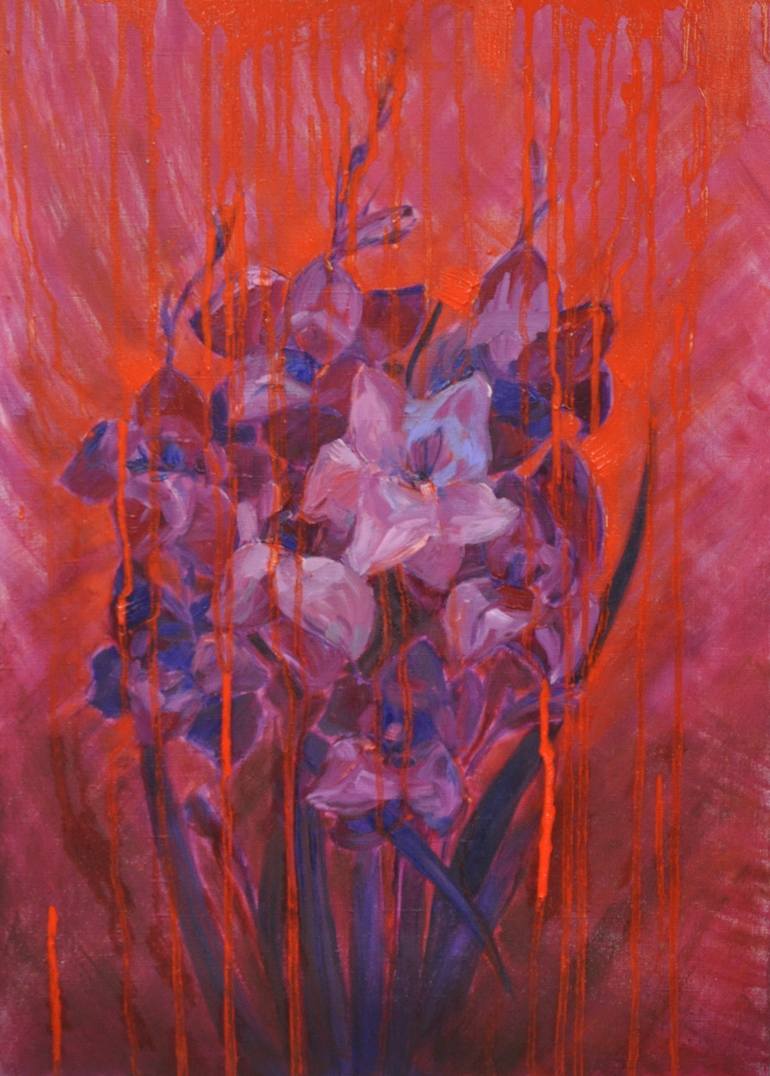 770x1076 Saatchi Art Heartbeat Painting By Anna Ovsiankina - Heartbeat Painting