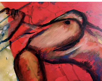 340x270 Heartbreak Ridge Original Fine Art Large Abstract Landscape - Heartbreak Painting