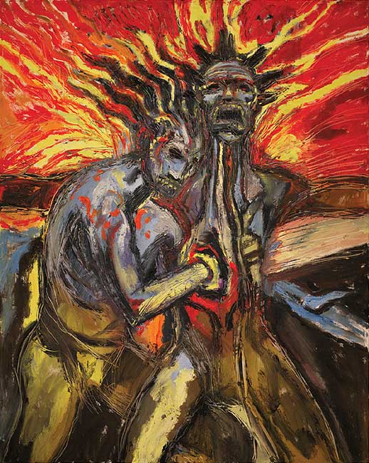518x650 The Official Clive Barker Website - Heartbreak Painting