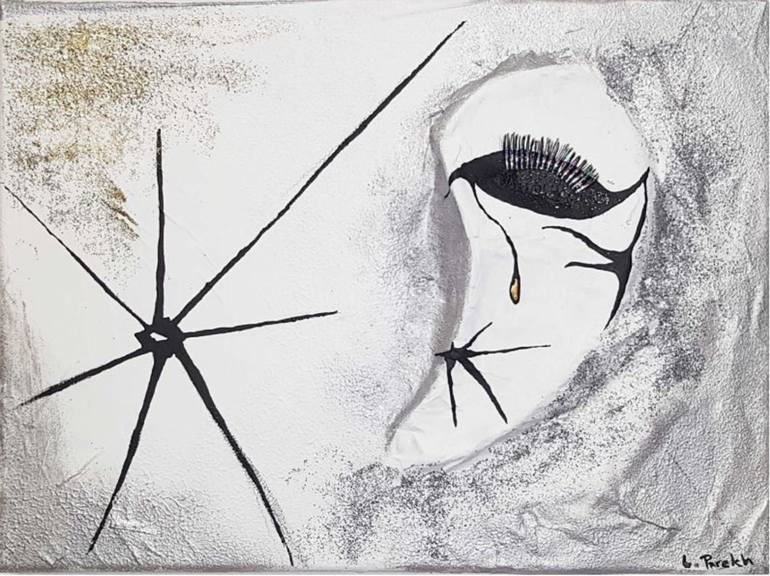 770x576 Saatchi Art Heartbroken Painting By Lolita Parekh - Heartbroken Painting