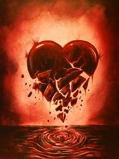 236x314 Daily Prompt Broken Heart Relationships Ooze Life Interactions - Heartbroken Painting