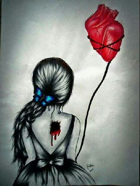 453x604 An Attempt To Overcome Loneliness And Jessica - Heartbroken Painting