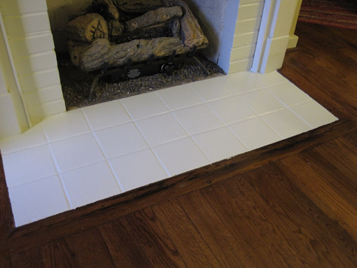 510x383 How To Paint A Fireplace Hearth First Time Homeowner - Hearth Painting