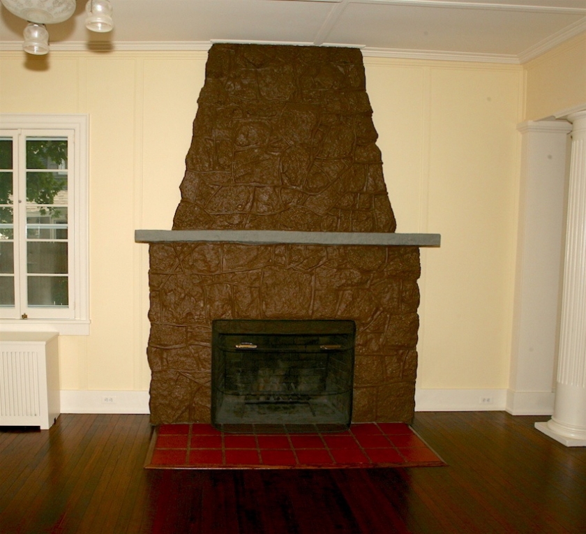 840x765 I Need Help For My Ugly Stone Fireplace. Can I Paint It Laurel Home - Hearth Painting