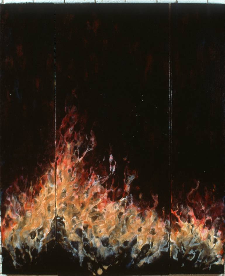 770x945 Saatchi Art Hearth Painting By Joan Sherman - Hearth Painting