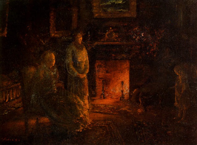 638x470 The Family Hearth By William Arnold Eyden On Artnet - Hearth Painting