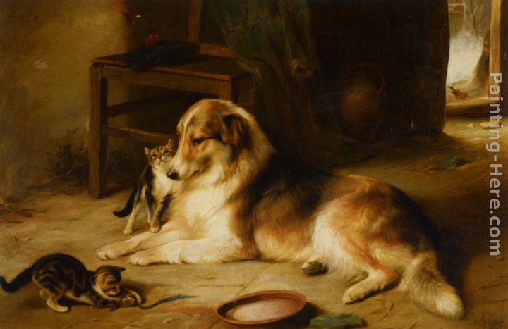 720x467 Walter Hunt The Highland Hearth Painting Anysize 50% Off - Hearth Painting