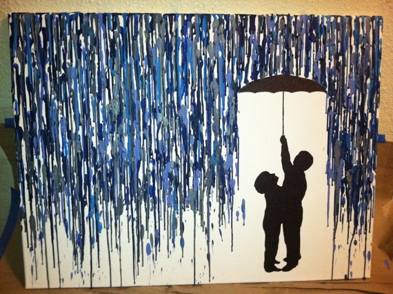 570x426 How To Make Crayon Art With A Heat Tool - Heat Painting