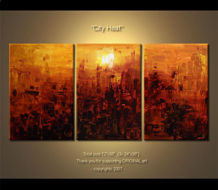 750x654 Painting - Heat Painting