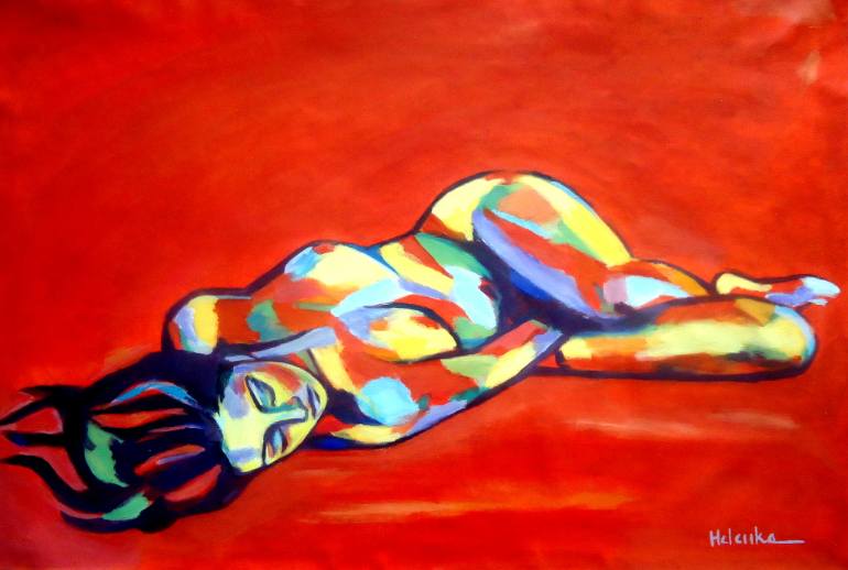 770x518 Saatchi Art Heat Painting By Helena Wierzbicki - Heat Painting