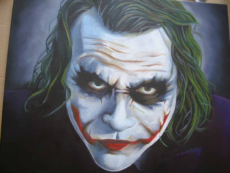 Heath Ledger Joker Painting At Paintingvalley.com 