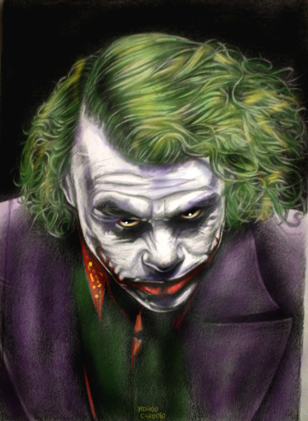 Heath Ledger Painting at PaintingValley.com | Explore collection of ...