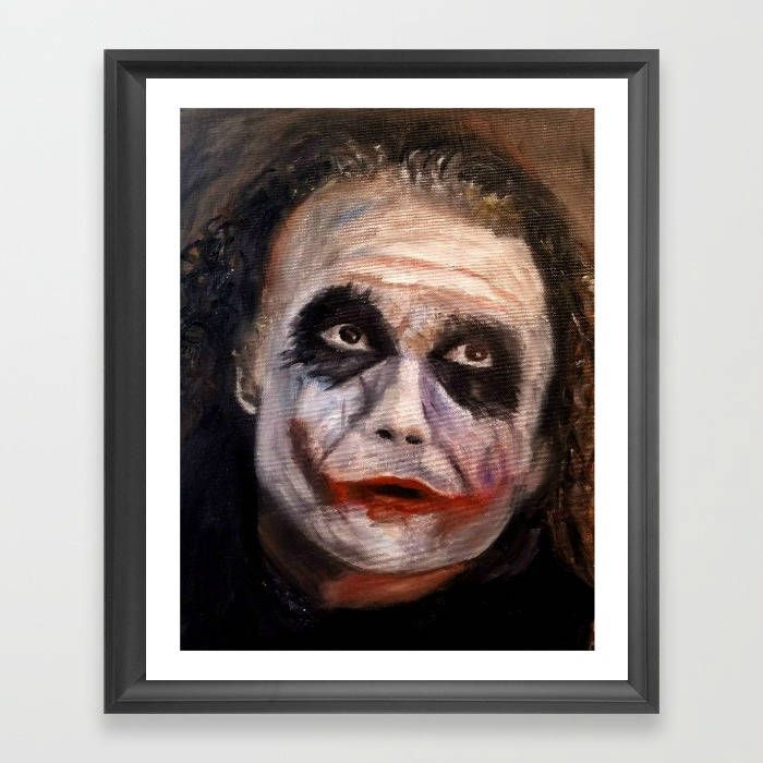 700x700 Joker Painting Heath Ledger Batman Painting Portrait Painting - Heath Ledger Painting