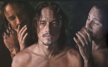 370x231 A Portrait Of Heath Ledger Has Won This Year's People's Choi - Heath Ledger Painting