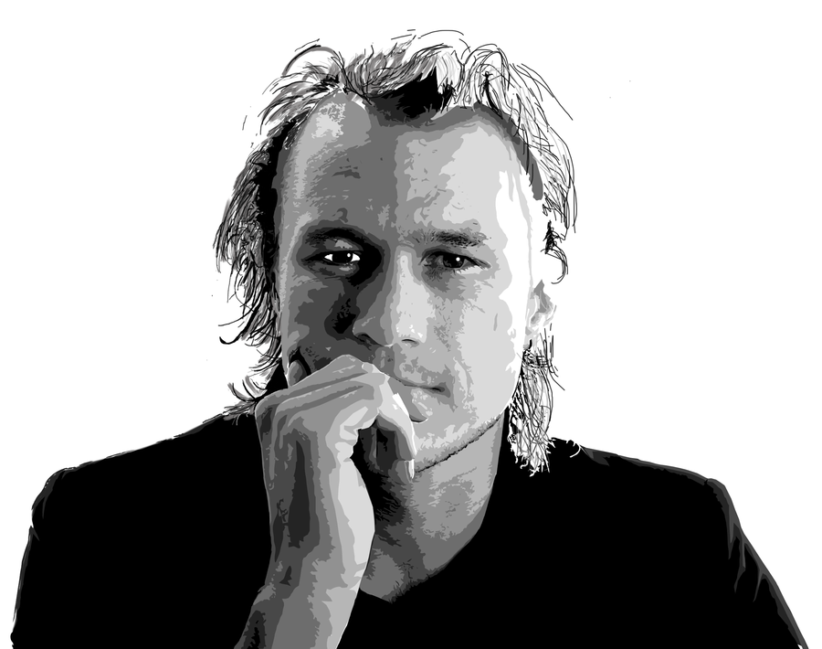900x710 Heath Ledger - Heath Ledger Painting