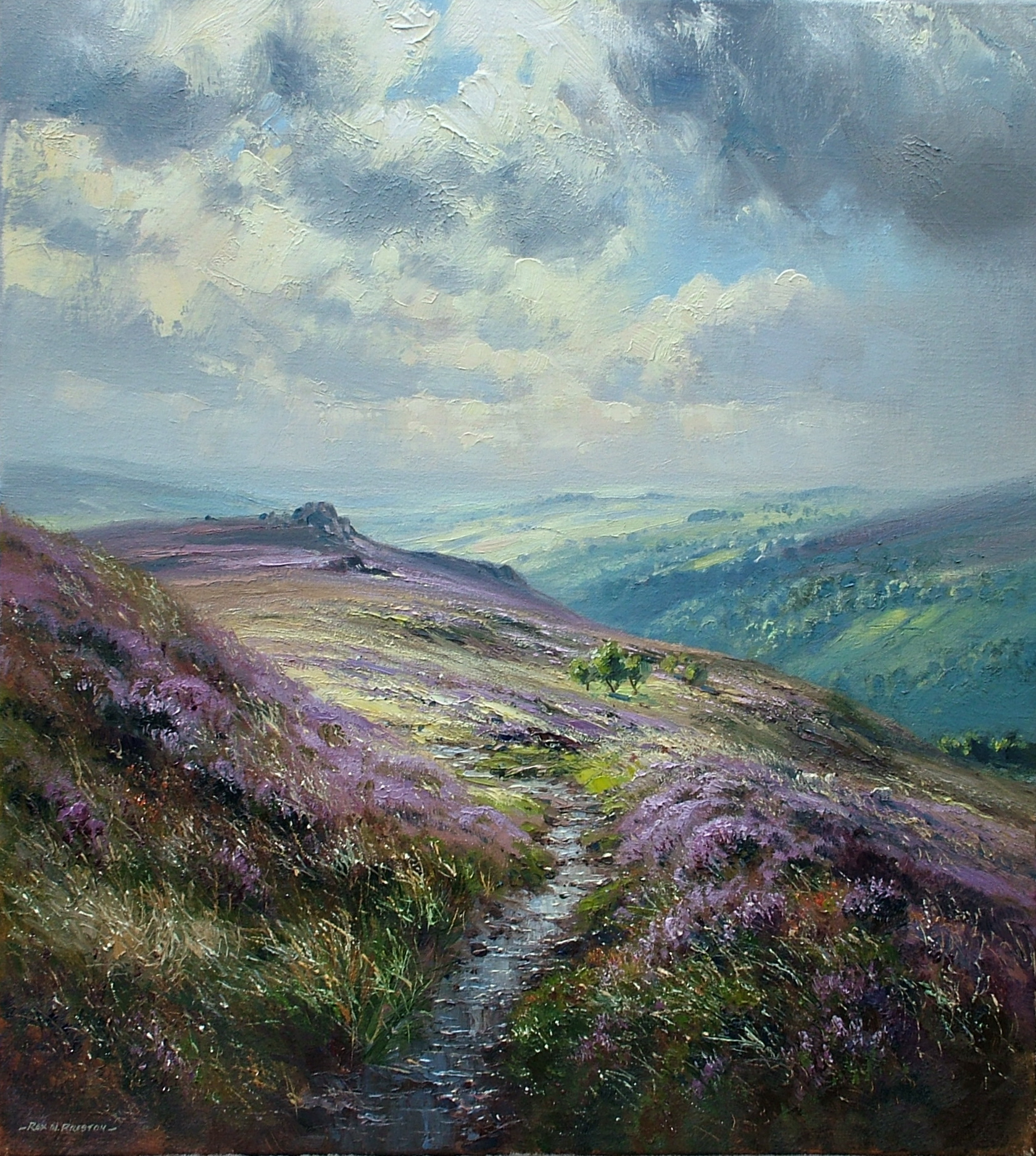 1679x1874 Rex Preston - Heather Painting