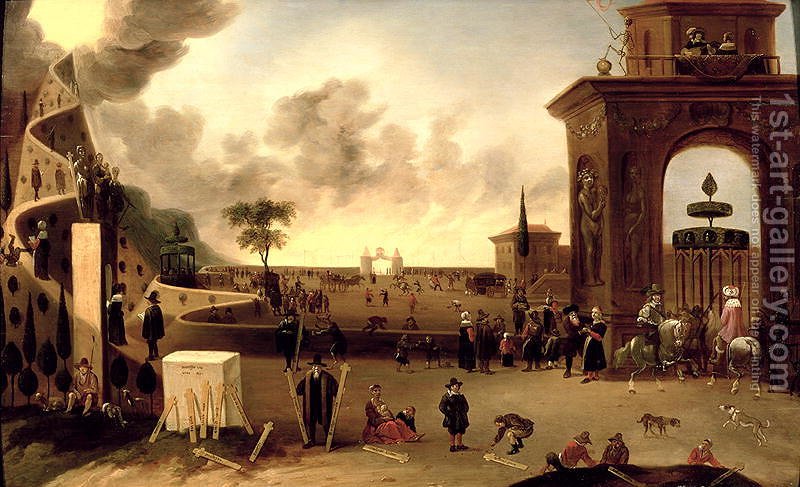 800x487 The Narrow Gate To Heaven And The Wide Gate To Hell Cornelis De - Heaven And Hell Painting