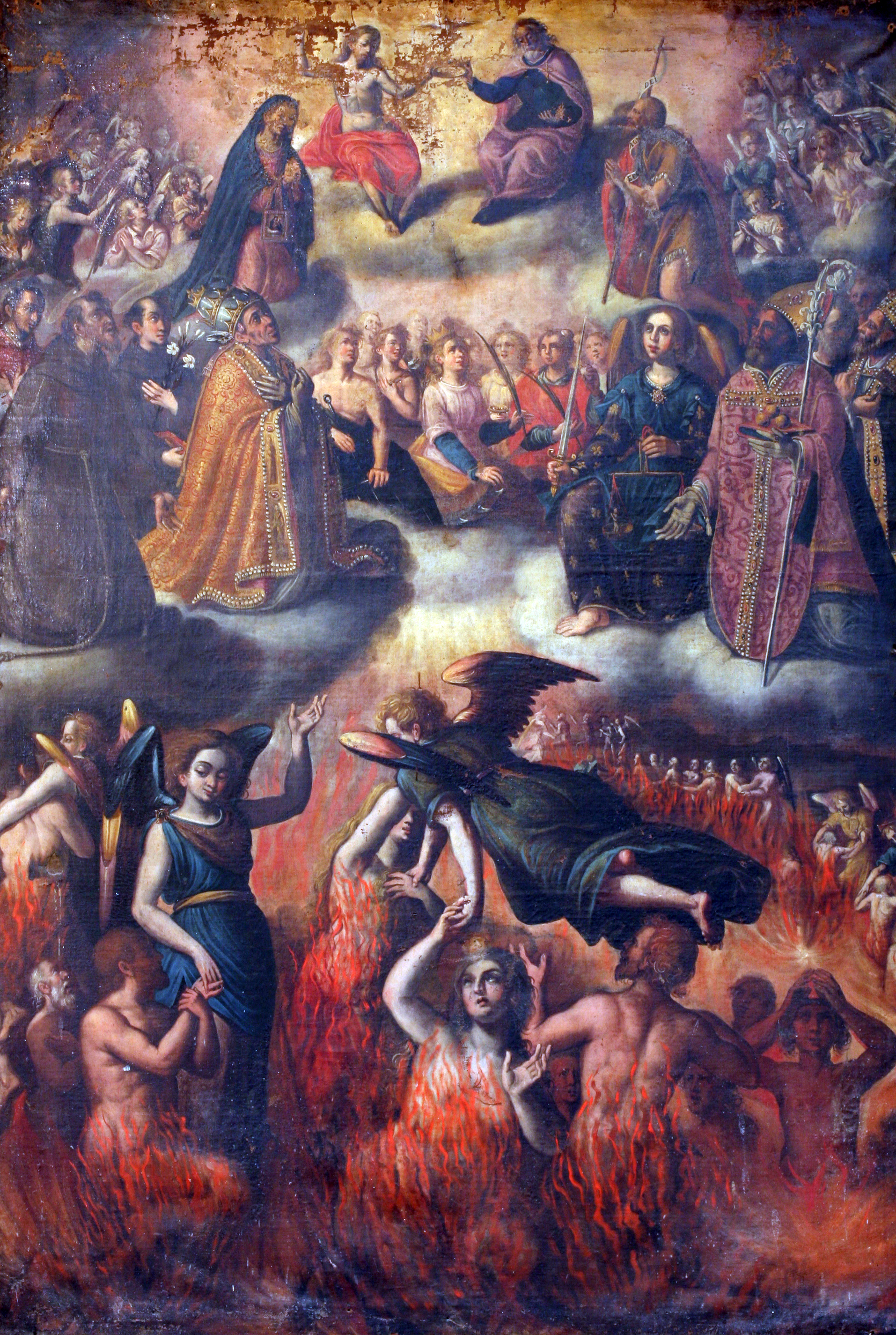 Heaven Hell And Purgatory Painting at Explore