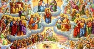 300x158 Catholic Romanticism Does A Merciful God Send People To Hell - Heaven Hell And Purgatory Painting