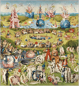 275x299 Hieronymus Bosch Heaven And Hell - Heaven Hell Painting