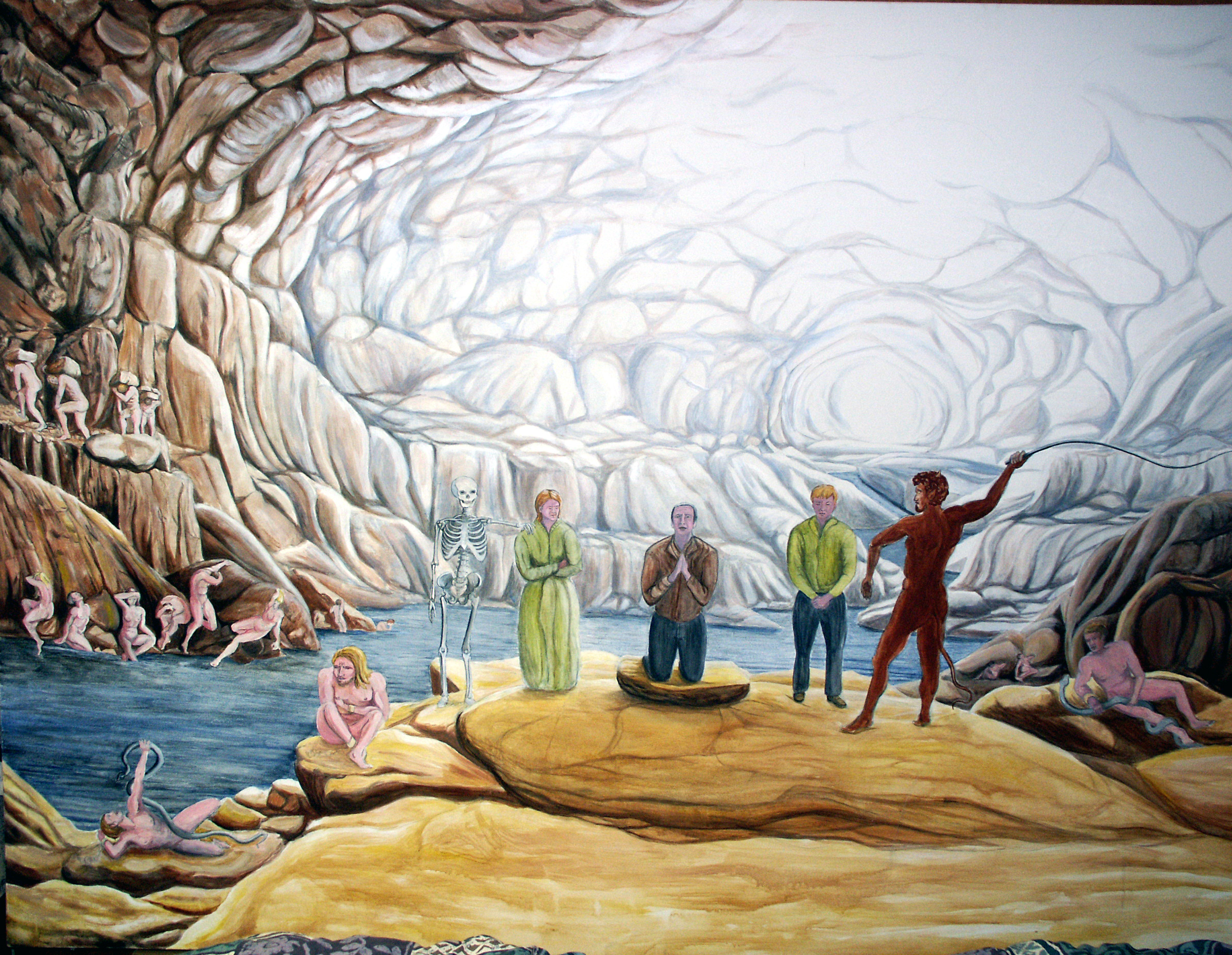 2399x1860 About The Painting - Heaven Hell Painting