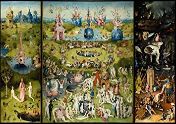 355x251 Hieronymus Bosch The Garden Of Earthly Delights. Heavenhell Fine - Heaven Hell Painting
