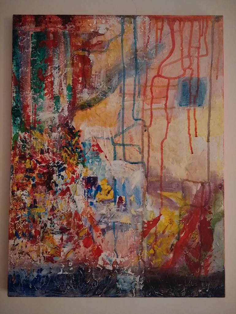 770x1027 Saatchi Art Heaven Or Hell Painting By Girish Bakhru - Heaven Hell Painting