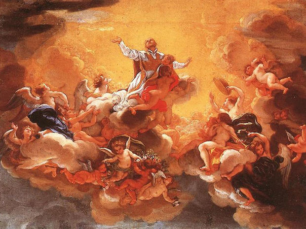 620x465 The Apotheosis Of St Ignatius - Heaven Hell Painting
