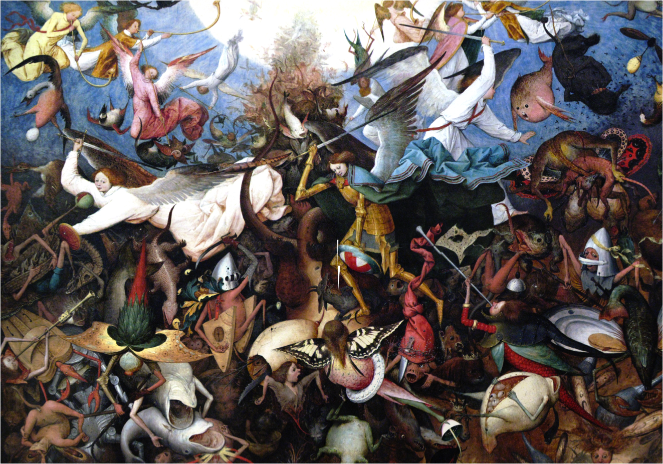 1323x926 Between Heaven And Hell Imagining The Apocalypse In Northern - Heaven Hell Painting