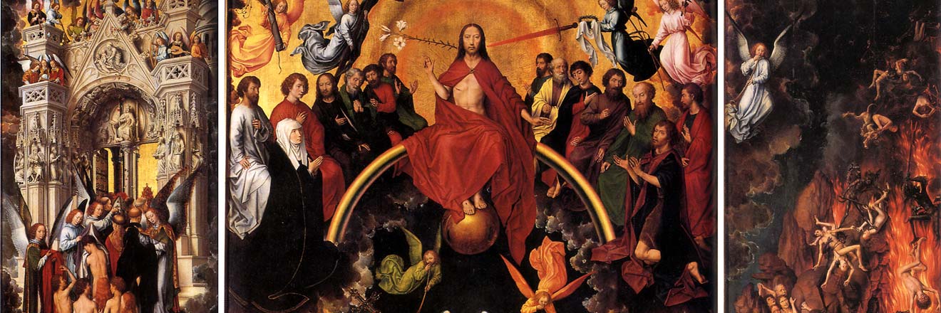 1320x440 Heaven Vs Hell - Heaven Vs Hell Painting