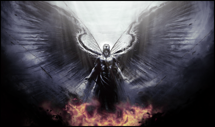 440x260 Heaven Vs Hell By Tzorr - Heaven Vs Hell Painting