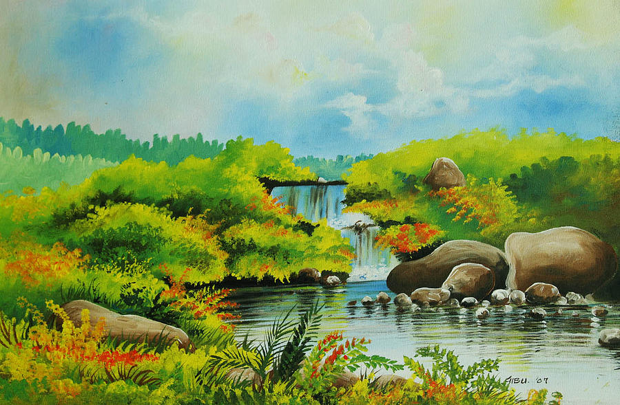 900x589 Heavenly Places Painting By Esystemsfor Charity - Heavenly Painting