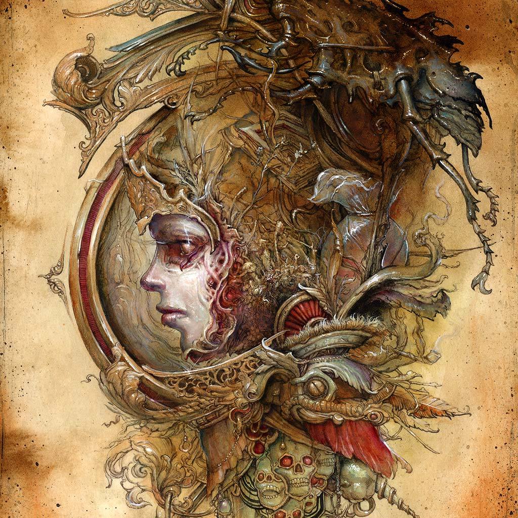 1024x1024 Heavy Metal Lover Group Exhibition Tagged Painting - Heavy Metal Painting