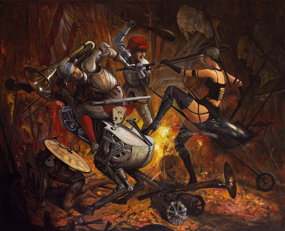 992x805 Heavy Metal Serenade With Strings - Heavy Metal Painting