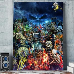 300x300 Hd Printed 1 Piece Canvas Painting Iron Maiden Heavy Metal Poster - Heavy Metal Painting