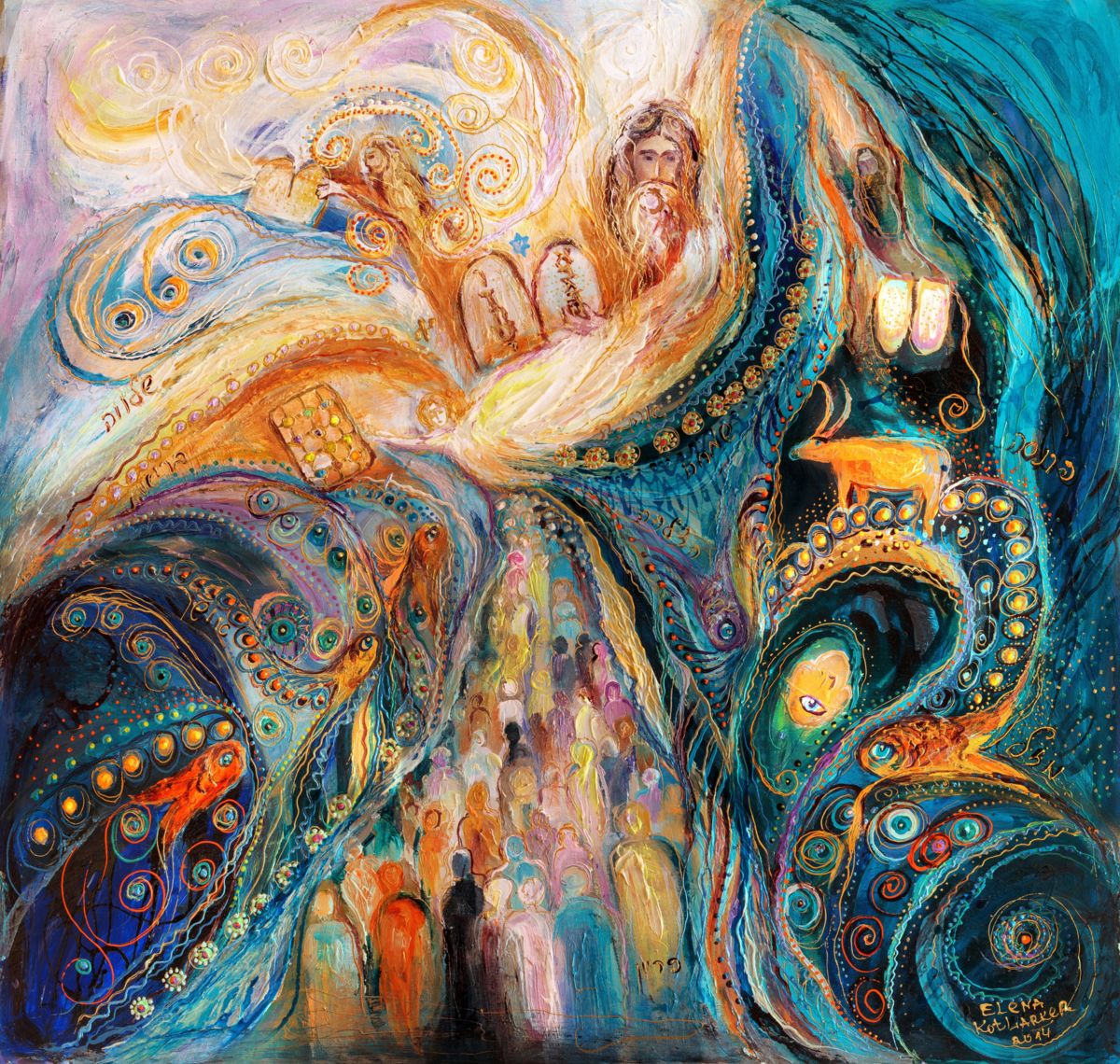 1200x1140 The Patriarchs Series - Hebrew Painting