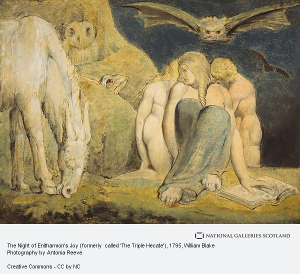 600x548 The Night Of Enitharmon's Joy (Formerly Called - Hecate Painting