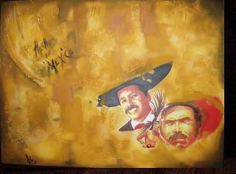 461x340 Hecho En Mexico Painting By Gonzalo Salazar - Hecho En Mexico Painting