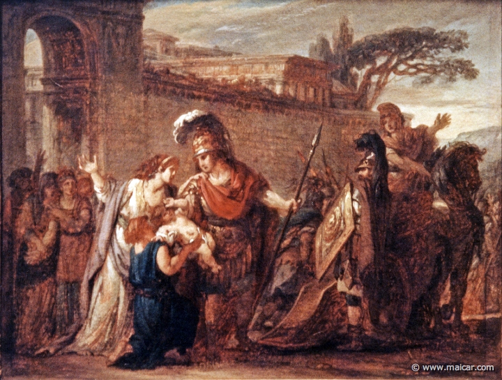 720x545 Hector 1 - Hector And Andromache Painting