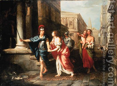 400x294 The Parting Of Hector And Andromache Francesco Fernandi (Imperiali - Hector And Andromache Painting