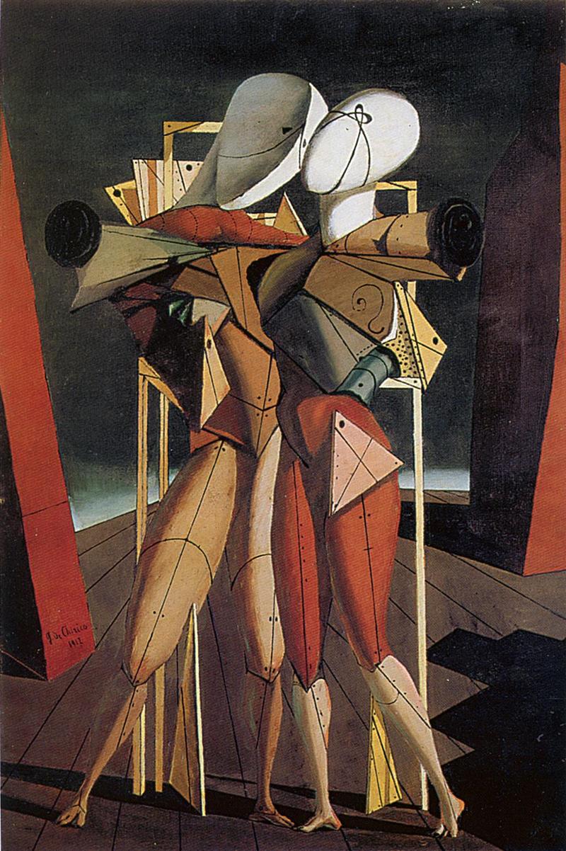 800x1202 Artwork By Giorgio De Chirico - Hector And Andromache Painting