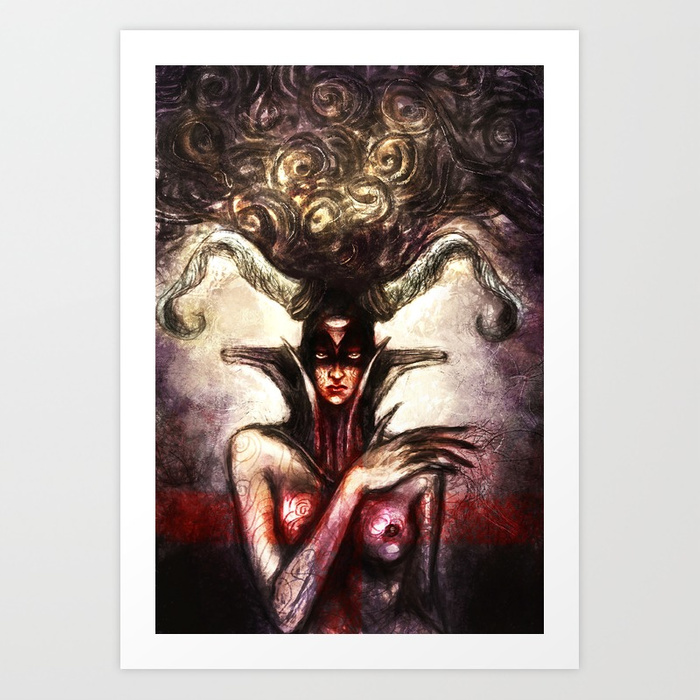 700x700 Hedonism Art Print By Ruxandralache Society6 - Hedonism Painting